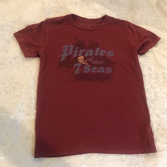 Peek Other - Peek Kids 'Pirates of the Seas' Graphic Tee - Burgundy